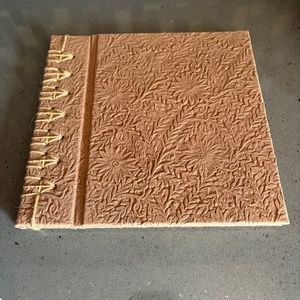 Handmade paper scrapbook/journal